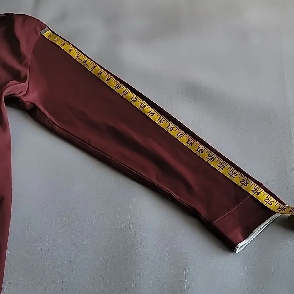 Hugo Boss Dark Red Long Sleeve Polo Jersey  Pullover Shirt XXL